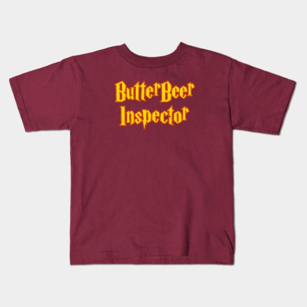 Beer of Butter Inspector [Worn] Kids T-Shirt by Roufxis